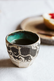 Green Marbled Cup