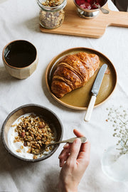 Stoneware Brown Bowl