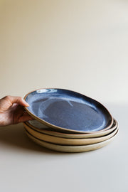 Stoneware Blue Dinner Plate