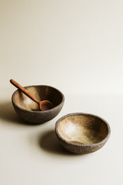 Stoneware Brown Bowl