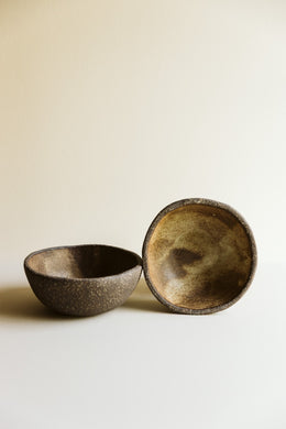 Stoneware Brown Bowl