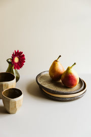 Stoneware Brown Dinner Plate