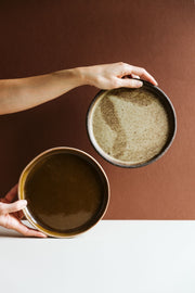 Stoneware Khaki Appetiser Plate