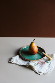 Stoneware Green Dinner Plate