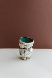 Green Marbled Cup