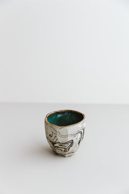 Green Marbled Cup