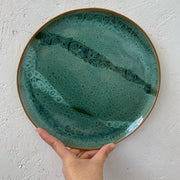 27x2 cm Green Dinner Plate