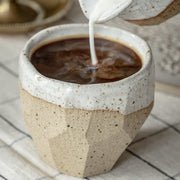 Freckled Stoneware Cups