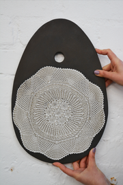 Vintage Lace Stoneware Cheeseboard/Platter